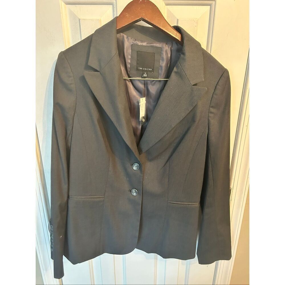 The limited gray/brown color blazer NEW size 12 office attire work blazer y2k